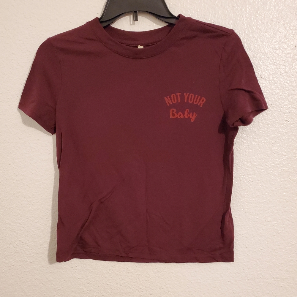 Kids not your baby shirt